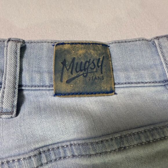 Mugsy Light Wash Straight Denim Jeans Grands Soft Stretch 30x30 2/$50 - Picture 12 of 16